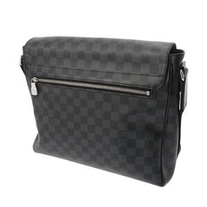 Louis Vuitton District Canvas Damier Gray Graphite NM Black Bag Shoulder